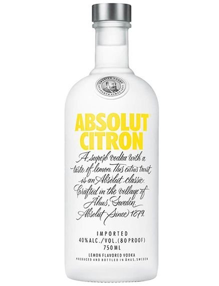 Vodka Absolut Citron 750 ml