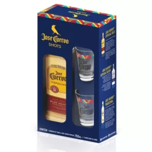 Kit José Cuervo Gold c/ 2 copos 750 ml
