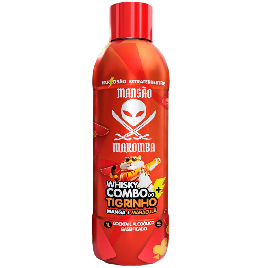 Mansão Maromba Whisky + Combo Tigrinho 1L (6 unidades)